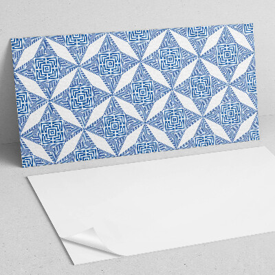 Obdĺžnikový panel na stenu Mriežkový vzor v geometrických tvaroch