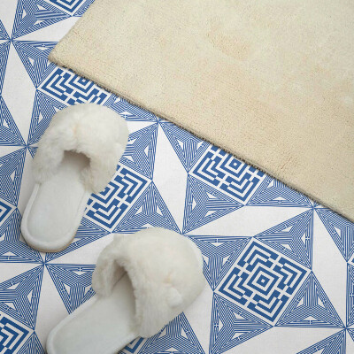 Obdĺžnikový panel na stenu Mriežkový vzor v geometrických tvaroch