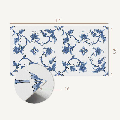 Samolepiaci panel na stenu Kvetinový motív