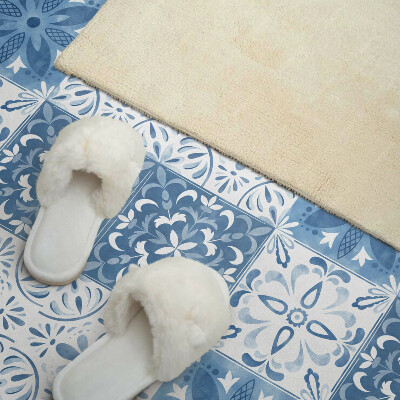 Obdĺžnikový stenový panel Kvetinové dlaždice v harmonickom usporiadaní