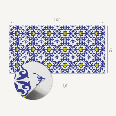 Obdĺžnikový panel na stenu Kvetinový dizajn s jemnými akcentmi