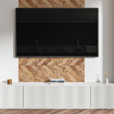 Obdĺžnikový panel na stenu Diagonálne usporiadanie dosiek v grafickom motíve