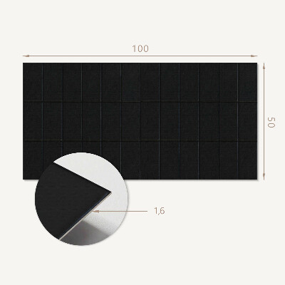 Samolepiaci panel na stenu Geometrický obdĺžnikový motív