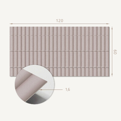 Obdĺžnikový panel na stenu Vzor s paralelnými pruhmi