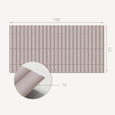 Obdĺžnikový panel na stenu Vzor s paralelnými pruhmi