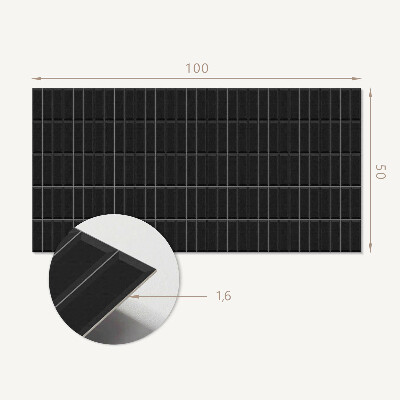Samolepiaci panel na stenu Krabicový vzor v symetrickom usporiadaní