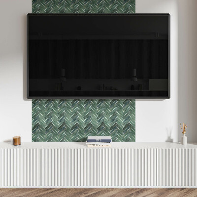 Samolepiaci panel na stenu Trojrozmerný vzor rybej kosti