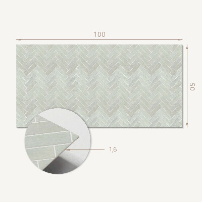 Obdĺžnikový panel na stenu Motív rybej kosti