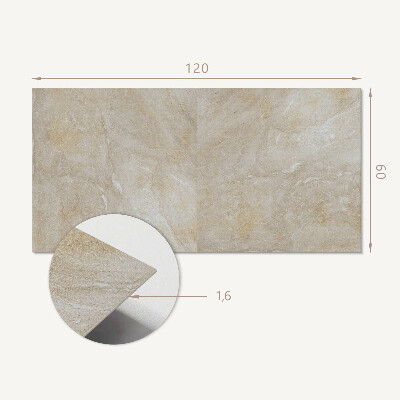 Samolepiaci panel na stenu Mramorové akcenty v prírodných tónoch