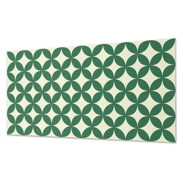 Obdĺžnikový stenový panel Listový vzor v mriežke