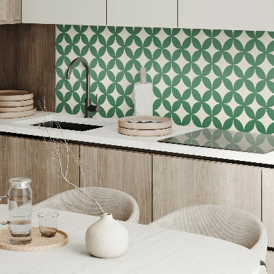 Obdĺžnikový stenový panel Listový vzor v mriežke