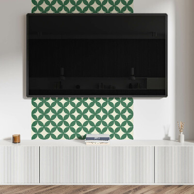 Obdĺžnikový stenový panel Listový vzor v mriežke