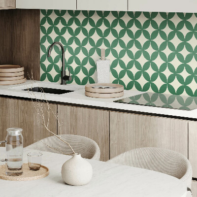 Obdĺžnikový stenový panel Listový vzor v mriežke