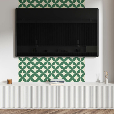 Obdĺžnikový stenový panel Listový vzor v mriežke