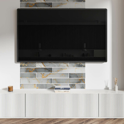 Obdĺžnikový panel na stenu Štýlový mramorový motív