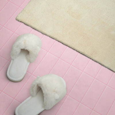 Obdĺžnikový stenový panel Hladké dlaždice v mriežke