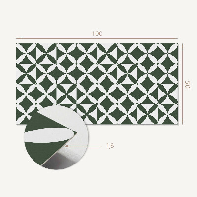 Obdĺžnikový panel na stenu Geometrický šachovnicový vzor