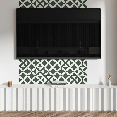 Obdĺžnikový panel na stenu Geometrický šachovnicový vzor