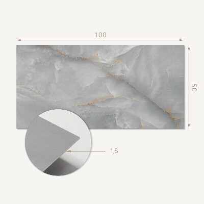 Obdĺžnikový stenový panel Mramorový motív v elegantnom štýle