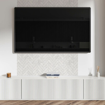 Obdĺžnikový panel na stenu Vzor rybej kosti v troch rozmeroch