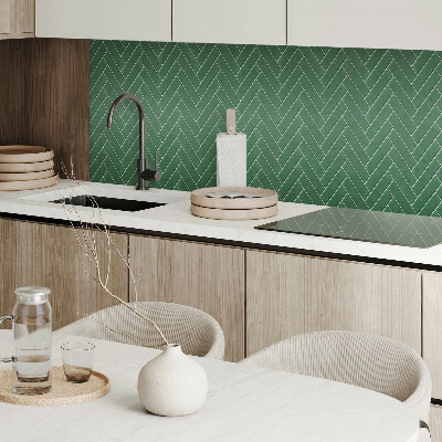 Obdĺžnikový stenový panel Motív rybej kosti na keramike