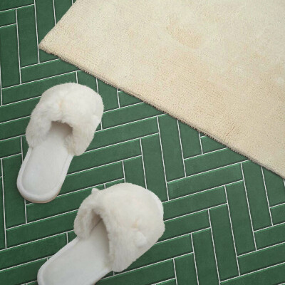 Obdĺžnikový stenový panel Motív rybej kosti na keramike