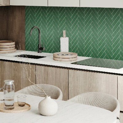 Obdĺžnikový stenový panel Motív rybej kosti na keramike