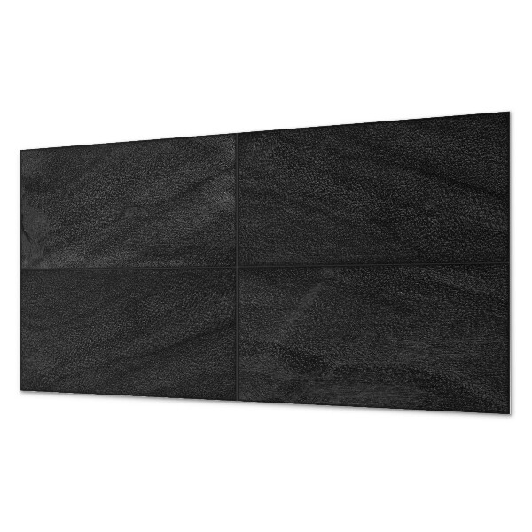 Obdĺžnikový panel na stenu Kamenné dosky v tmavých odtieňoch