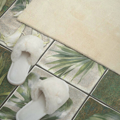 Samolepiaci panel na stenu Mozaikové listy z prírody