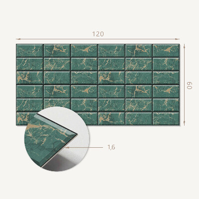 Obdĺžnikový panel na stenu Mramorové obklady v modernom štýle