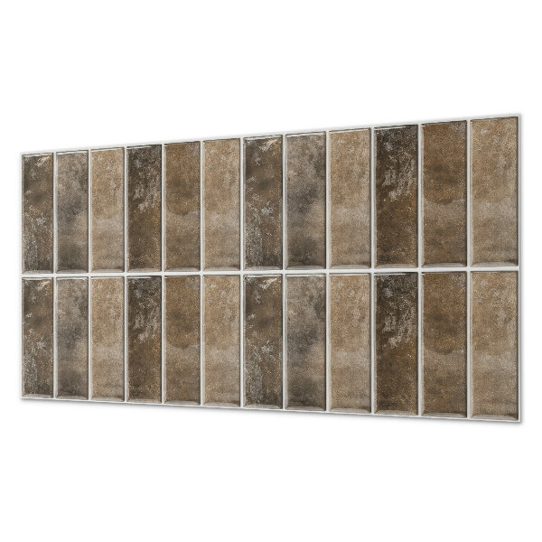 Obdĺžnikový panel na stenu Vertikálne pruhované dlaždice