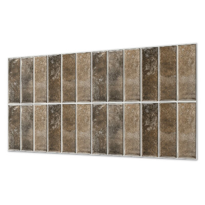 Obdĺžnikový panel na stenu Vertikálne pruhované dlaždice