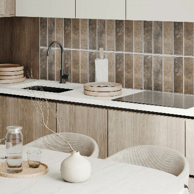 Obdĺžnikový panel na stenu Vertikálne pruhované dlaždice