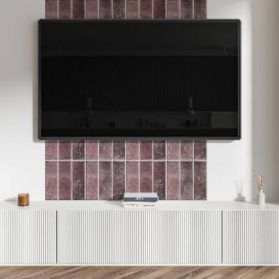 Obdĺžnikový panel na stenu Mozaikové vertikálne pruhy