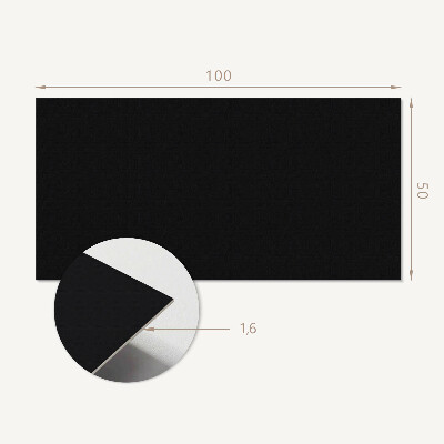 Samolepiaci panel na stenu Čierny odtieň