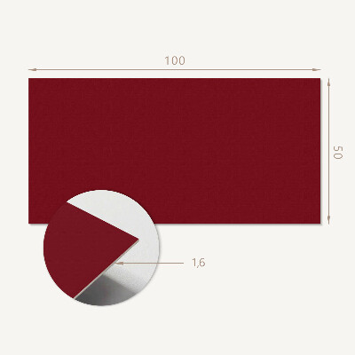 Samolepiaci panel na stenu Burgundský prízvuk