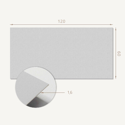 Obdĺžnikový panel na stenu Sivý odtieň