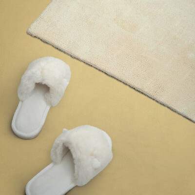 Obdĺžnikový panel na stenu Pastelový odtieň žltej