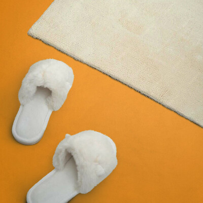 Obdĺžnikový stenový panel Svetlooranžový motív