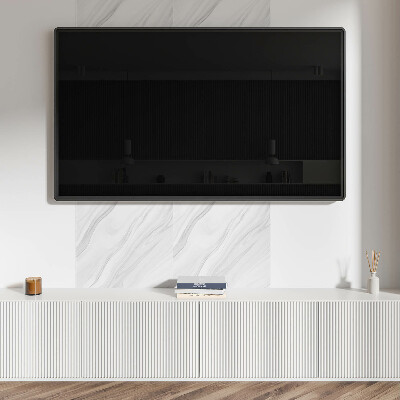 Štvorcový panel na stenu Vlnový vzor s mramorovým akcentom