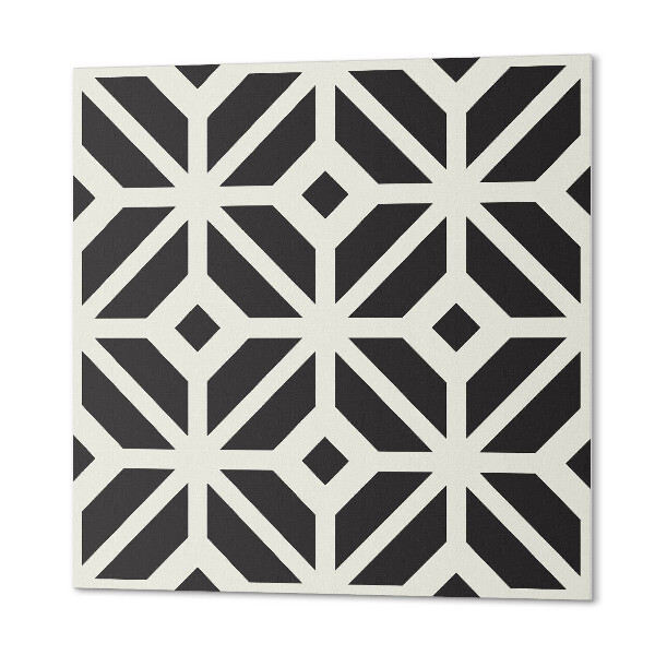 Štvorcový panel na stenu Kosoštvorcová geometria v modernej verzii