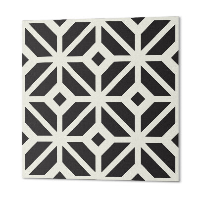 Štvorcový panel na stenu Kosoštvorcová geometria v modernej verzii