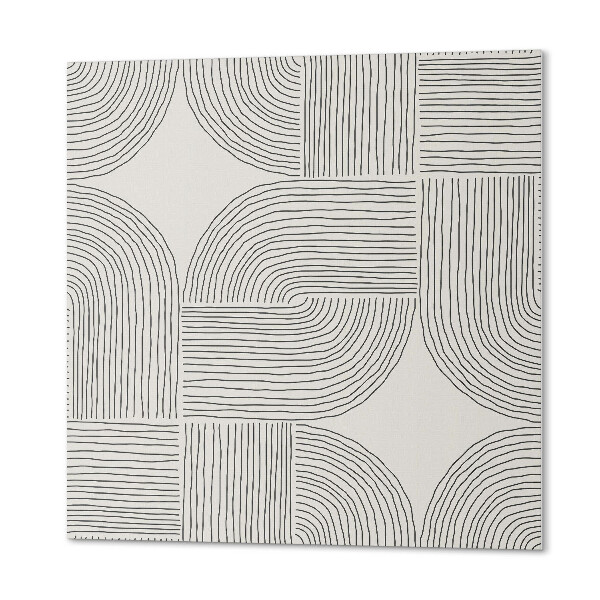 Štvorcový panel na stenu Abstraktné čiary v geometrickom štýle