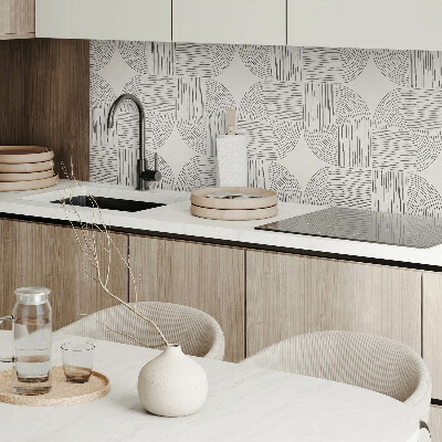 Štvorcový panel na stenu Abstraktné čiary v geometrickom štýle