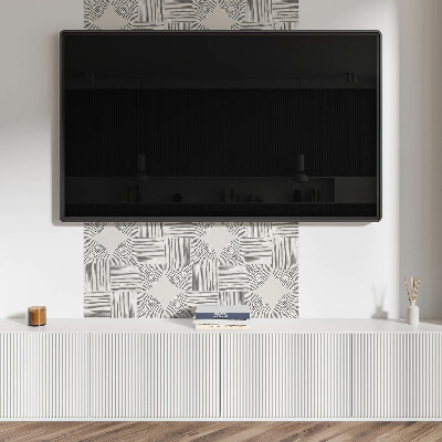 Štvorcový panel na stenu Abstraktné čiary v geometrickom štýle