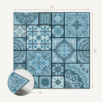Samolepiaci panel na stenu Geometrické vzory v mozaike