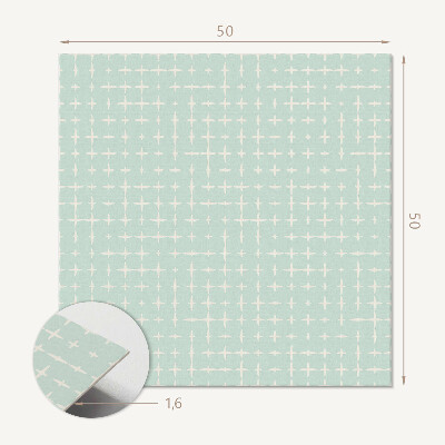 Samolepiaci panel na stenu Geometria čiar s krížikmi