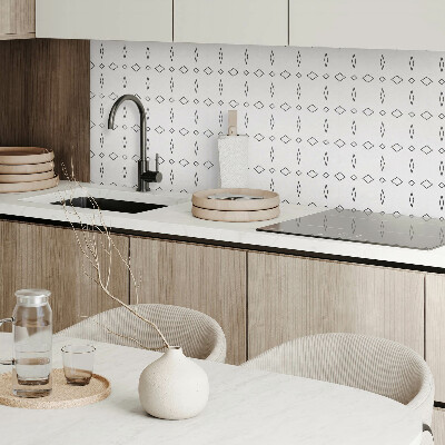 Štvorcový stenový panel Geometrické kosoštvorce v modernom dizajne