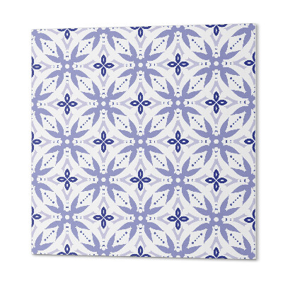 Štvorcový stenový panel Kvetinové tvary v geometrii