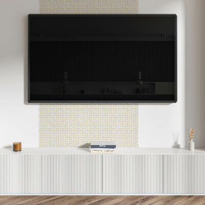 Štvorcový panel na stenu Štýlová rybia kosť